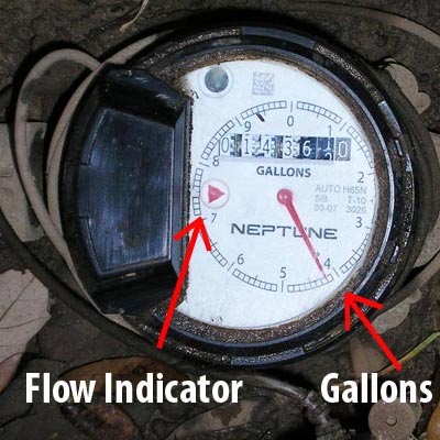 High water bill water meter
