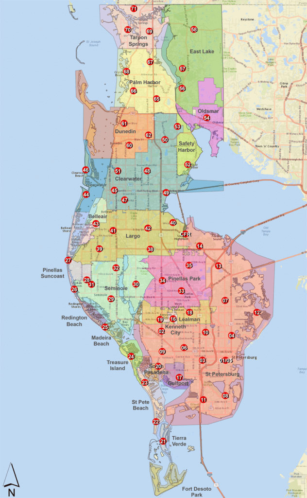 pinellas county map