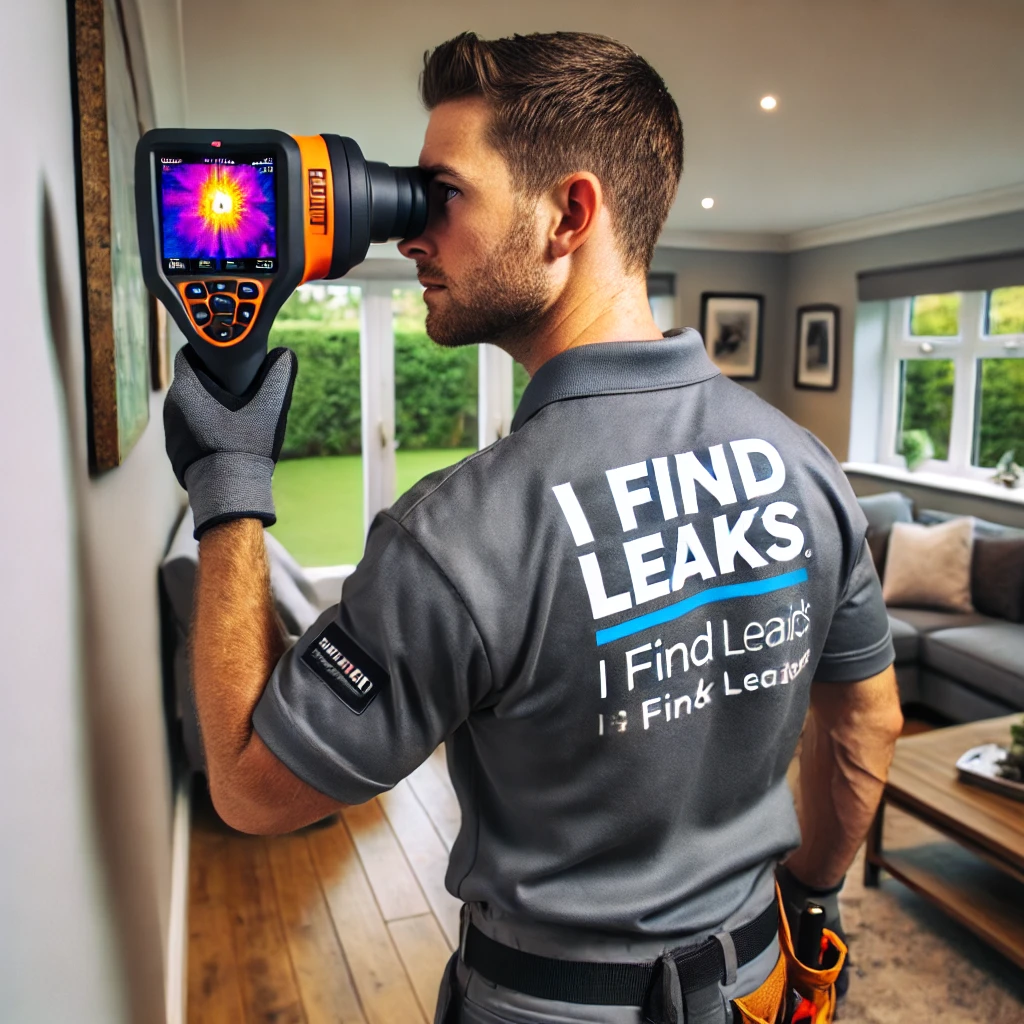 leak detection with an infrared camera