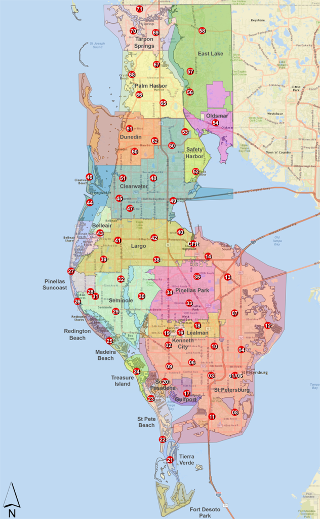 Pinellas County Leak Detection Service area for I Find Leaks.