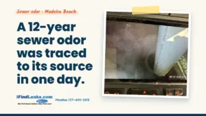 A 12-year sewer odor was traced to its source in one day.