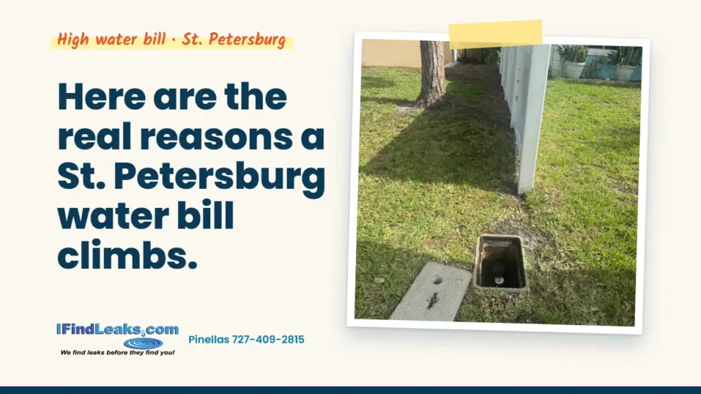 Here are the real reasons a St. Petersburg water bill climbs.