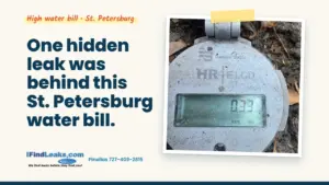 One hidden leak was behind this St. Petersburg water bill.